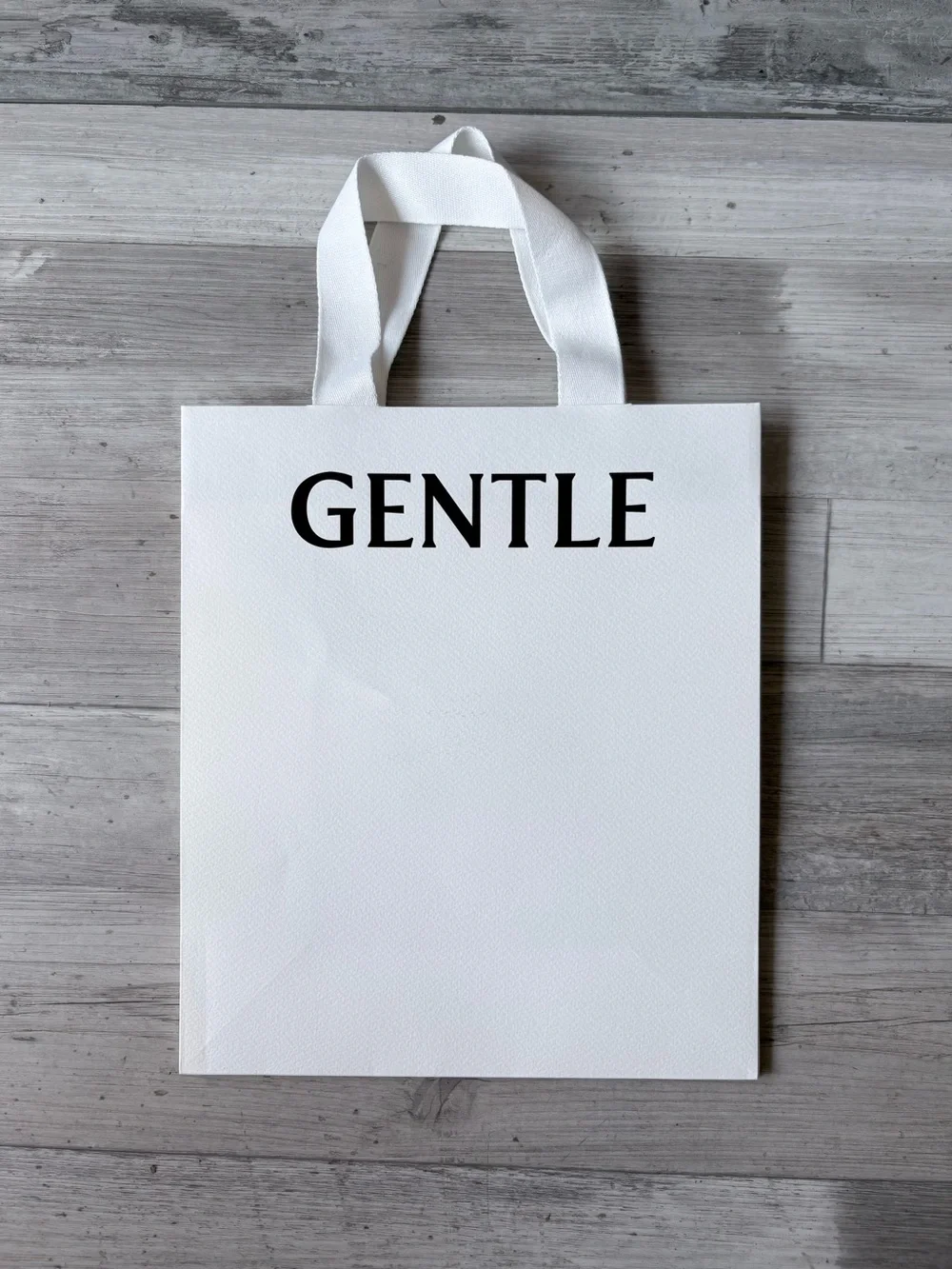 Gentle Monster White Paper Shopping Gift Bag